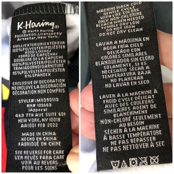 🎉HP🎉 MEMBERS ONLY + K HARANG- M Sz L - NWT "Basquiat" (Front & Back) Hoodie - Picture 12 of 16